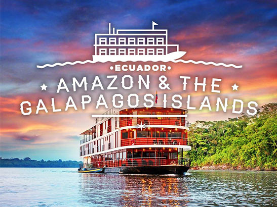 Amazon and Galapagos Islands poster from Adventures by Disney