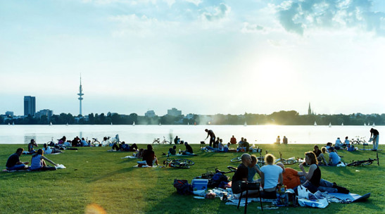 outer Alster Lake