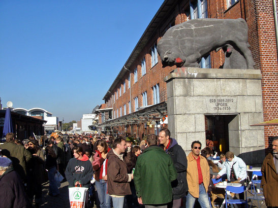 Hamburg flea market