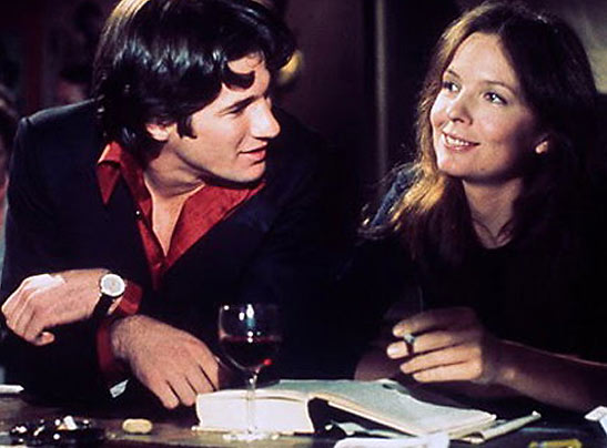 Richard Gere with Diane Keaton in 'Looking for Mr. Goodbar'