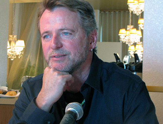 Aidan Quinn at a recent press conference