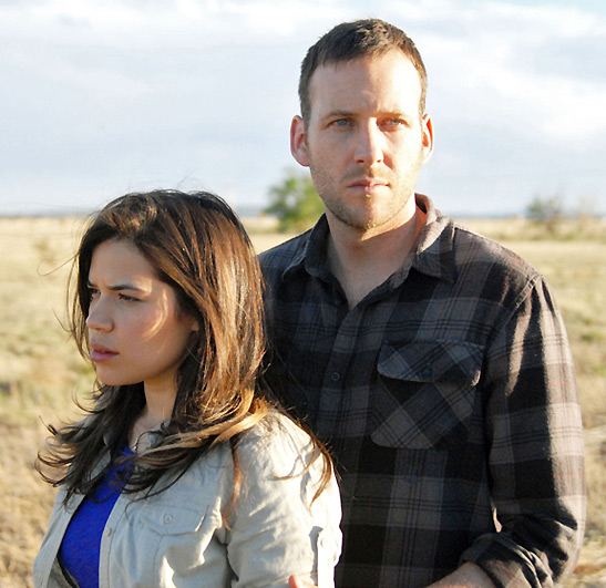 America Ferrera and Ryan O'Nan in the film The Dry Land