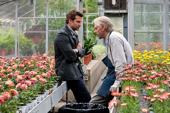 Bradley Cooper and Jeremy Irons in a scene from 'The Words'