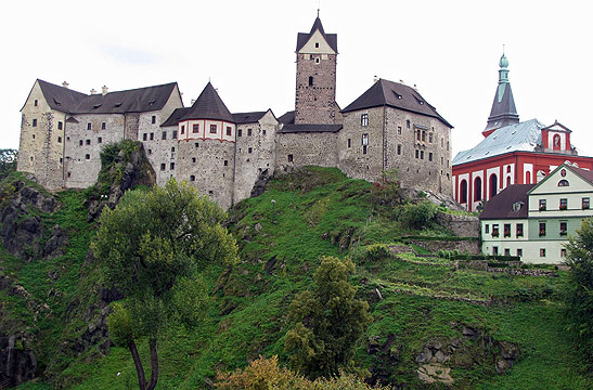 the castle at Loket