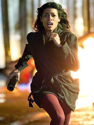 Rosario Dawson in a scene from the movie 'Trance'