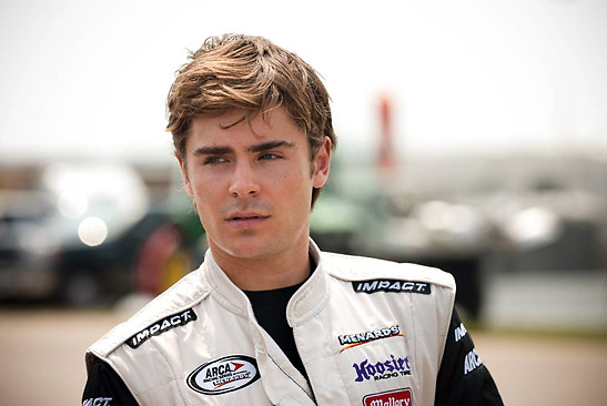 Zac Efron as a race car driver in the movie At Any Cost