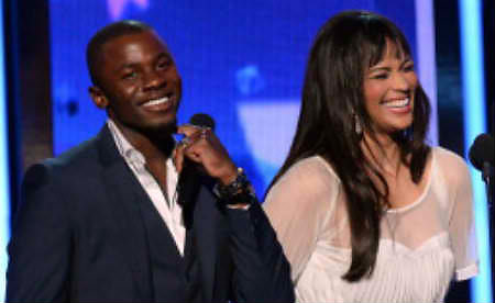 Derek Luke with Paula Patton