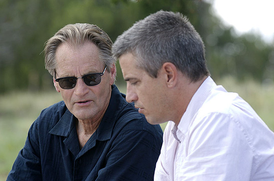 Sam Shepard and Dermot Mulroney in a scene from Inhale