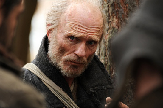 Ed Harris as the escaped American prisoner, Mr. Smith