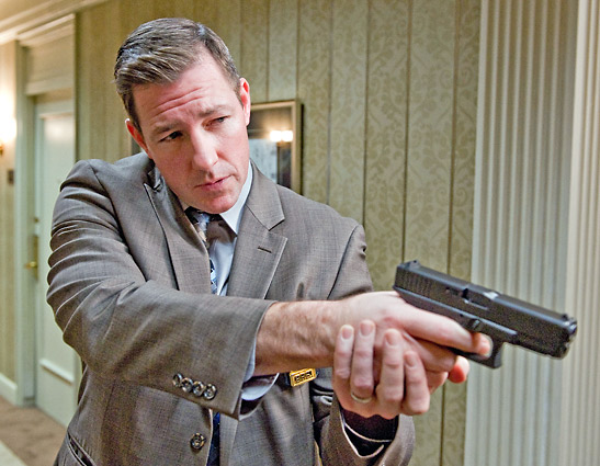 Edward Burns as Detective Jack Dougherty in a scene from 'Man On A Ledge'