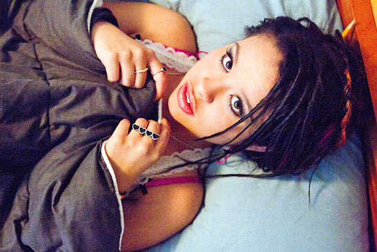 Cierra Ramirez as Ansiedad in the film Girl In Progress