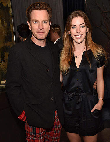Ewan McGregor with his daughter Clara