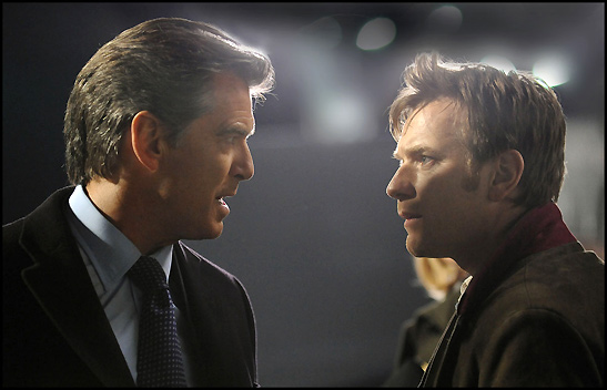 Pierce Brosnan and Ewan McGregor in The Ghost Writer