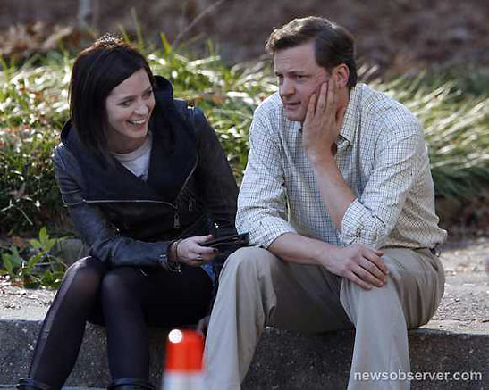 Emily Blunt and Colin Firth in a scene from the film Arthur Newman