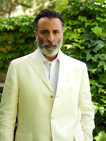 Andy Garcia as a Tijuana drug king in the film Across the Line