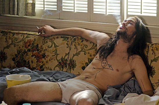 Joseph Gordon-Levitt in a scene from the movie Hesher