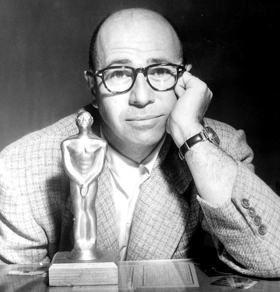 Jesse Oppenheimer with his Academy Award trophy