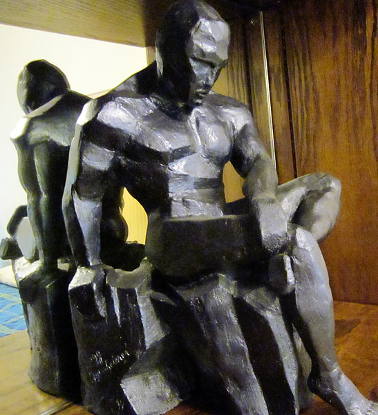 one of the sculptures created by Gregg Oppenheimer