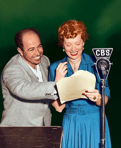 Jess Oppenheimer with Lucille Ball