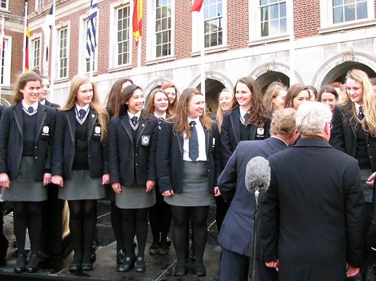 the Methodist College Choir from Belfast 