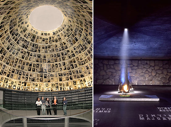 Yad Vashem's 'Hall of Names' and the Eternal Flame