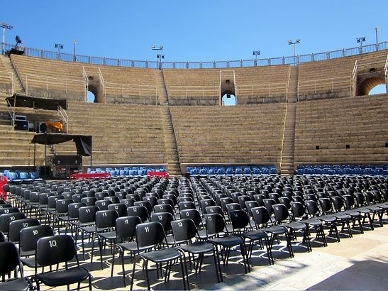 the Roman theatre at Caesarea's National Park