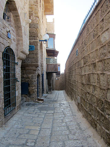 ancient alleyways in the Old City of Jaffa