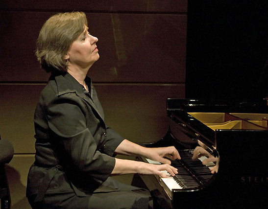 33 Variations pianist and musical director Diane Walsh performing