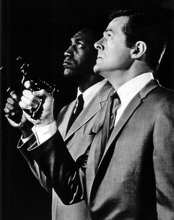 Robert Culp with Bill Cosby in the television series I Spy