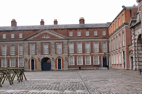 upper yard of the Dublin Castle, Ireland