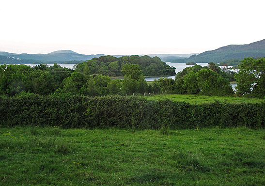 Lough Gill with the Isle of Inishfree in the background