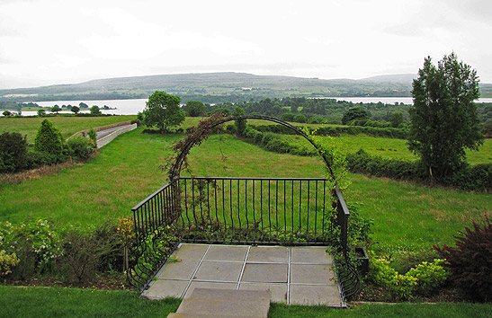 view of the countryside from Cromleach Lodge, Sligo County