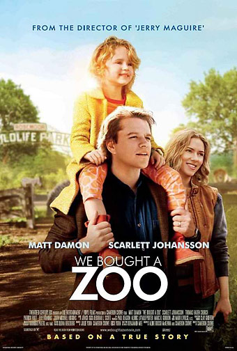 movie poster for the film We Bought a Zoo