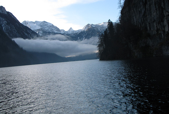 Lake Konigssee in winter