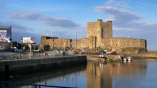 Carrickfergus Castle in County Antrim