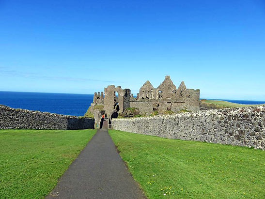 Dunluce Castle ruins