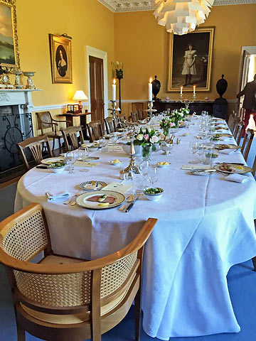 the Ballywalter dining room