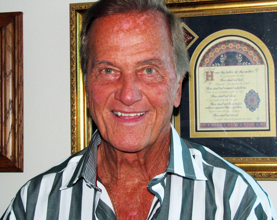 Pat Boone at his office