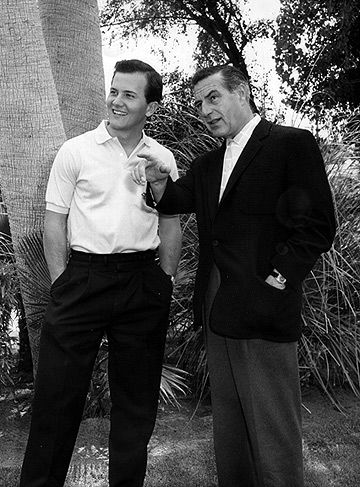 Pat Boone with Ted Mack in Palm Springs, CA