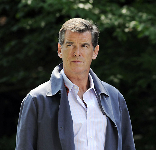 scene showing Pierce Brosnan in the film The Greatest