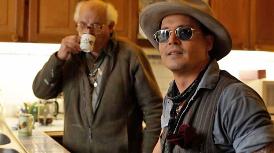 Ralph Steadman and Johnny Depp