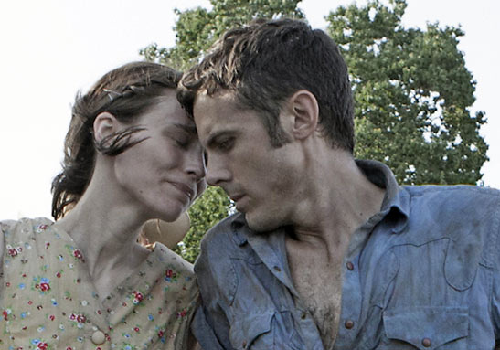 Rooney Mara and Casey Affleck in a scene from 'Ain't Them Bodies Saints'