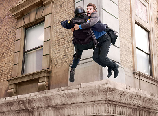 Sam Worthington in another scene from Man on a Ledge