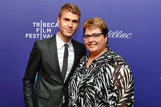 Shane Bitney Crone with Linda Bloodworth Thompson, Co-Producer, Writer and Director of 'Bridegroom'
