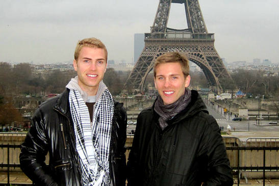 Shane and Tom in Paris