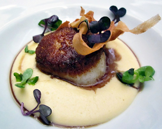 Chef Richter's diver scallops