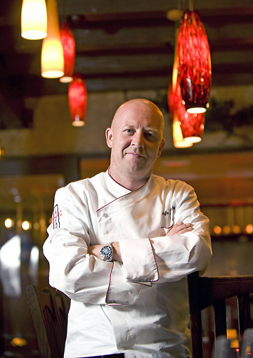 Chef Stefan Richter at his restaurant