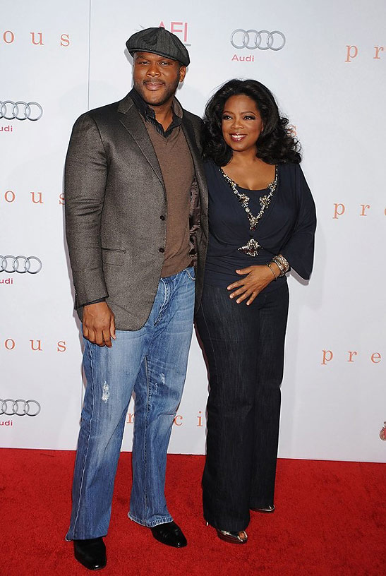 Tyler Perry and Opra Winfrey