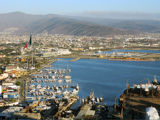 the port of Ensenada, Baja California