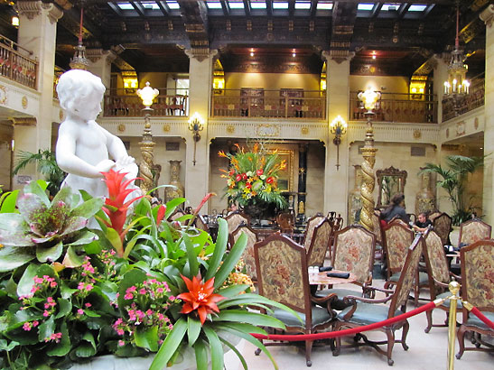 Lobby of the Davenport Hotel, Spokane